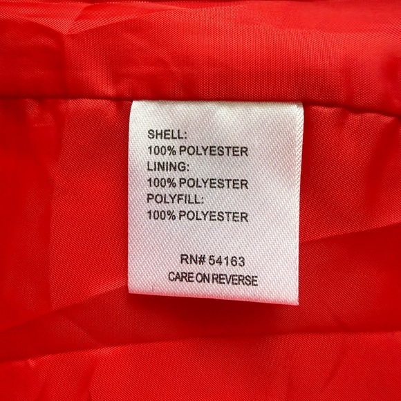 Calvin Klein Red Quilted Puffer Jacket size M - Picture 13 of 13